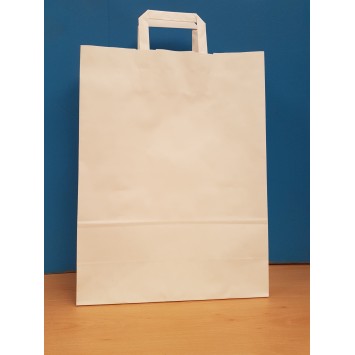Bags Flat White Large (100's) TAS002